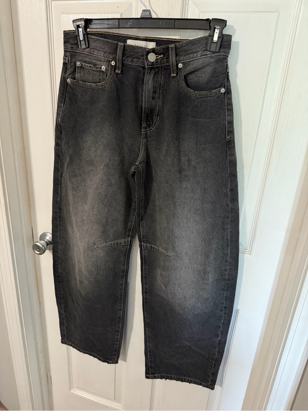 Mason Black Washed Relaxed Jeans